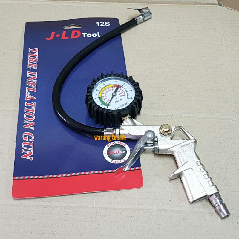 Tire inflating gun - Tire Pressure Gauge TG-3 - isian angin ban 3 fungsi JLD BENZ