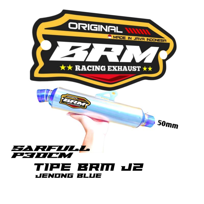 Slincer Knalpot BRM kompetisi corong blue original bukan dpj