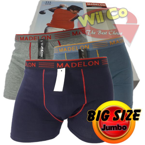 K400 - Celana Dalam Pria JUMBO - Boxer Pria Jumbo - Big Size - Multi Color