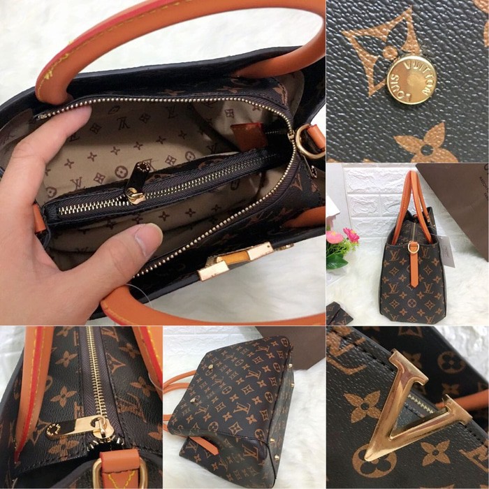 PROMO Tas Wanita LV Montaigne Tas Kerja Tas Import Murah Berkualitas Terlaris