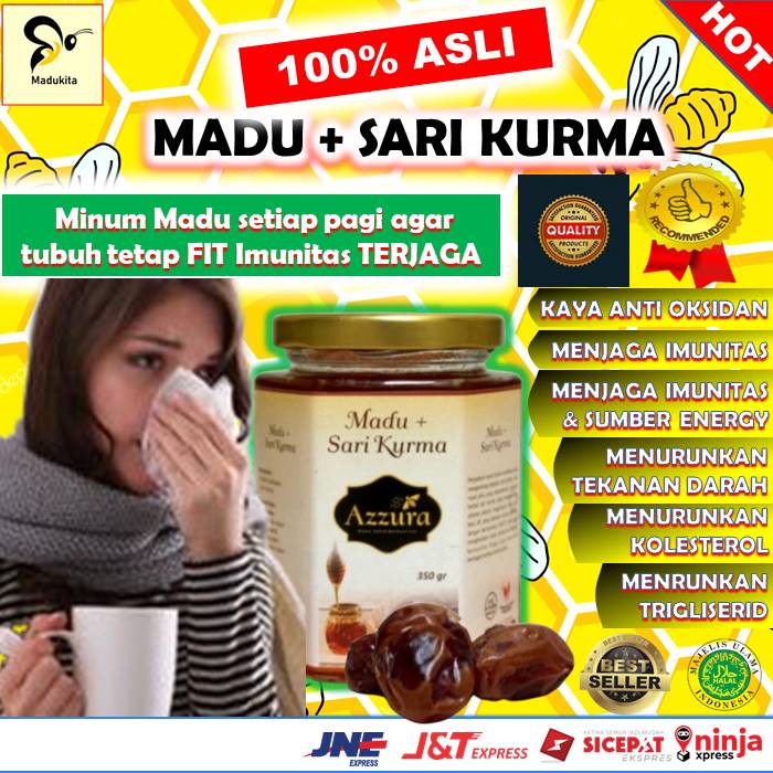 

Madu Asli 100% Original Murni Sumbawa Sari Kurma Azzura 350gr Kesehatan Pencernaan Stamina Imunitas