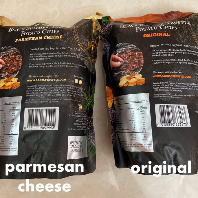

Dijual Black Summer Truffle Keripik Kentang (Pamesan Cheese / Original) - Parmesan Cheese Terlaris
