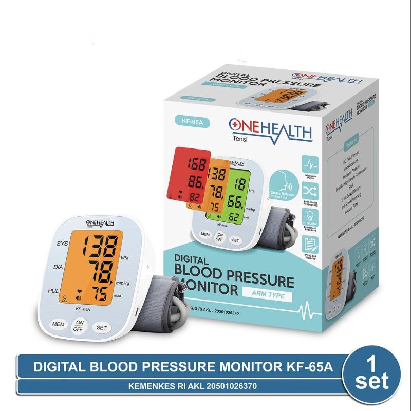 Tensi meter Digital Blood Pressure Monitor KF-65A Tensi meter Digital
