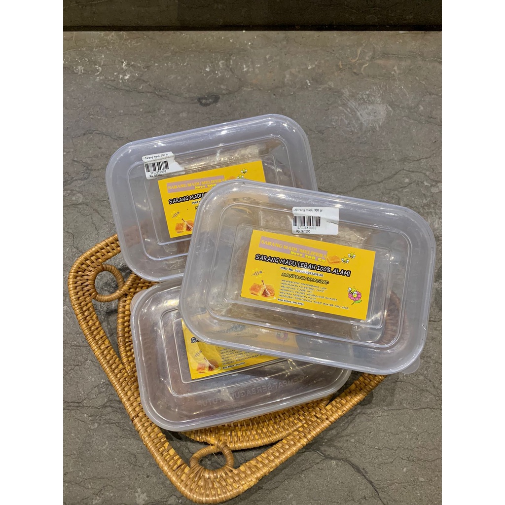 

Sarang Madu Asli Melifera 300 gr | Sarang madu lebah 100% alami