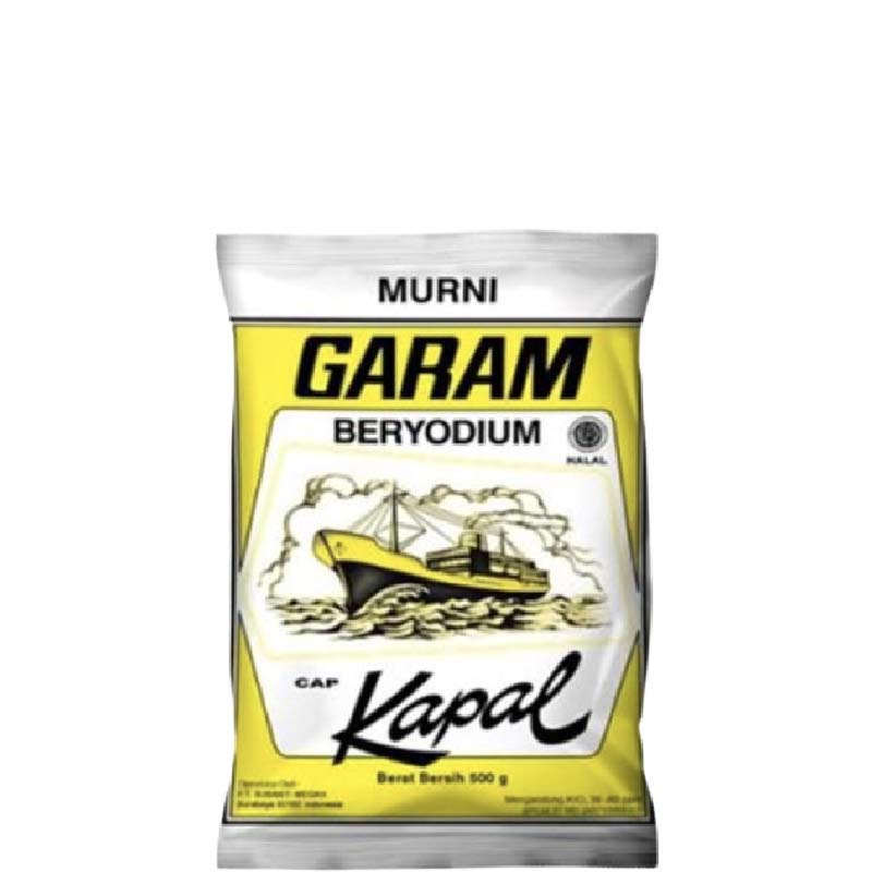 

Cap Kapal Garam Beryodium 2 x 500 gr