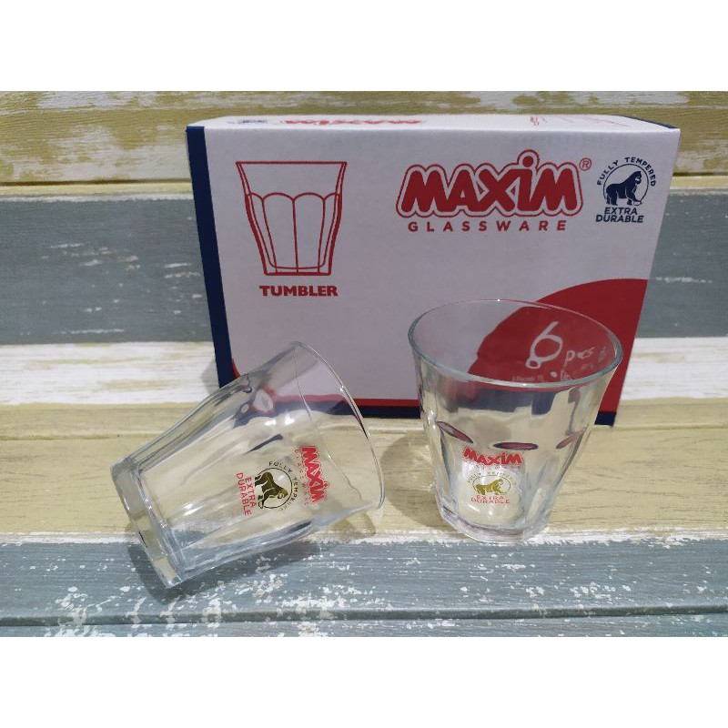 gelas cafe kekinian maxim (tempered glass)
