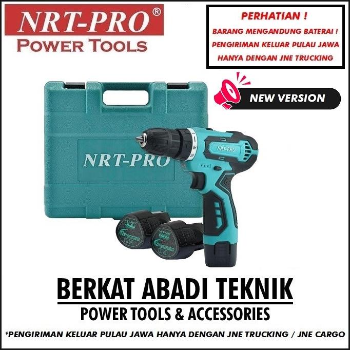 NRT-PRO DC 330 Bor Cordless Drill Baterai Tangan Charger Cas 12V Mesin Termurah