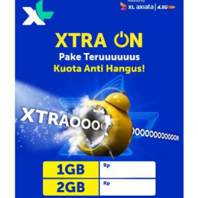 Isi Ulang Data XL Xtra ON - Hotrod Mini