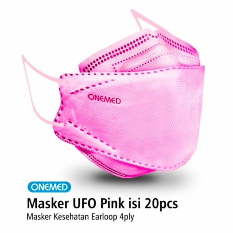 Masker Onemed Ufo 4ply isi 20 pcs earloop