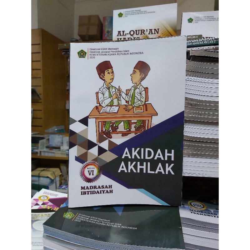 Buku Akidah Akhlak MI Kelas 6 (Kementerian Agama)