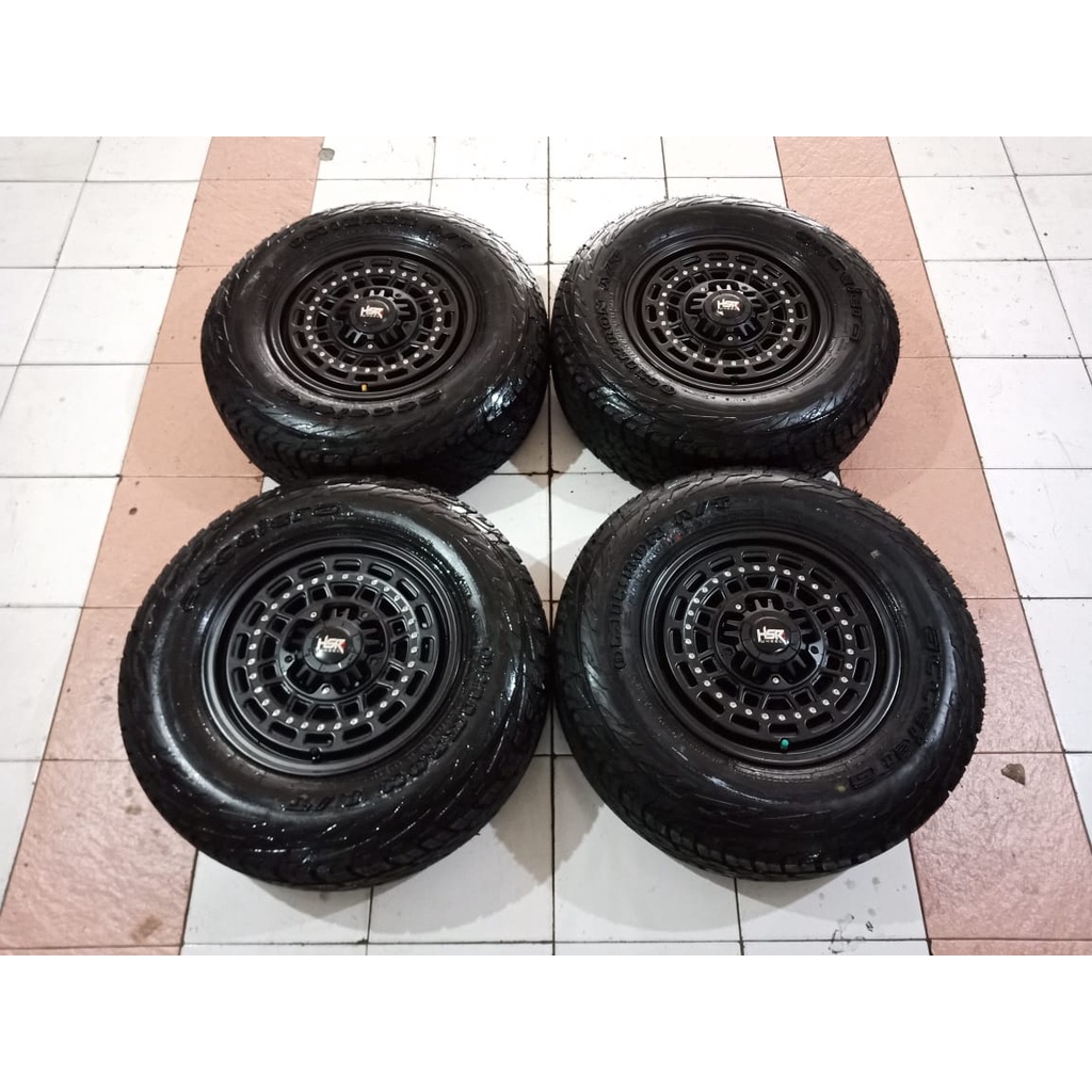 velg ofroad ring 15x7 pcd 5x114 seken bekas plus ban omikron 235 70 ring 15 seken bekas murah