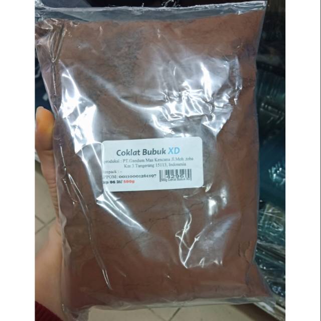 

500GR COKLAT BUBUK XD / CHOCOLATE POWDER / COCOA XD