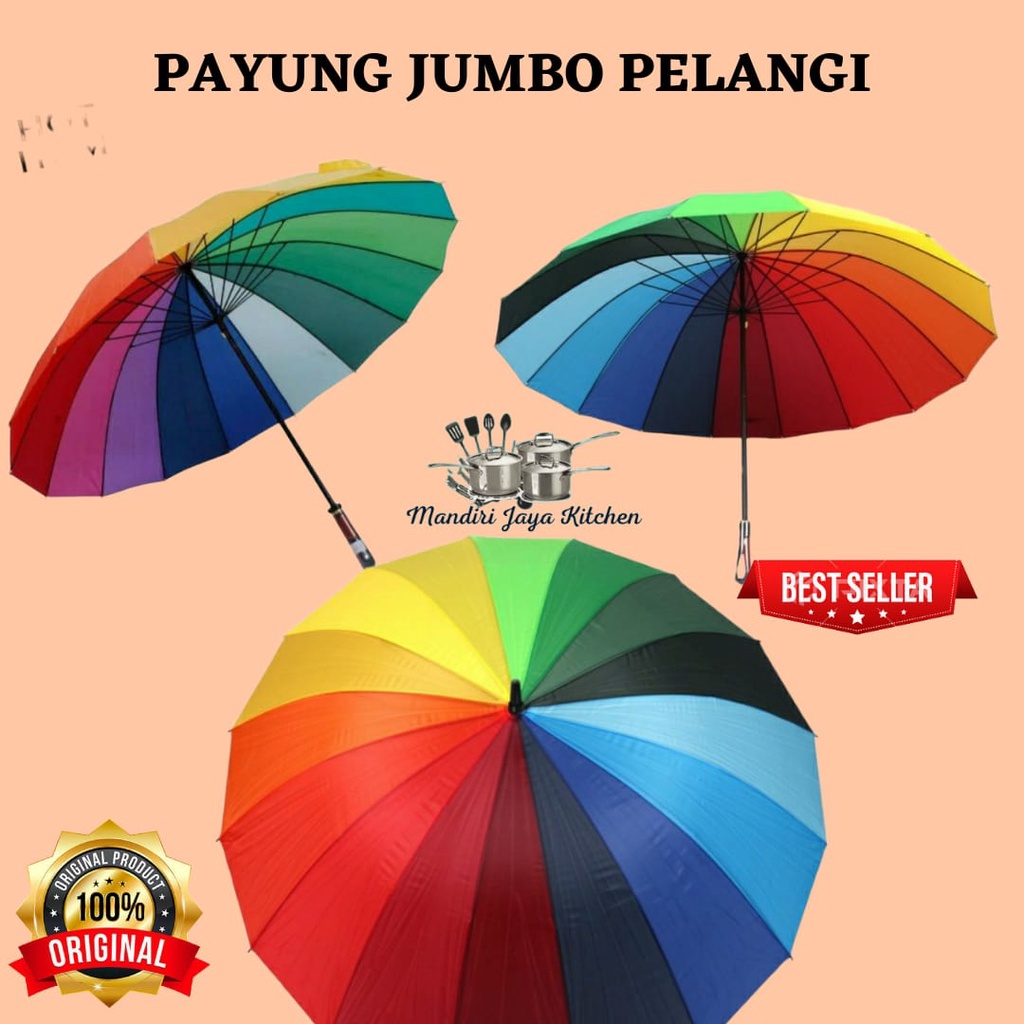 Payung Golf pelangi