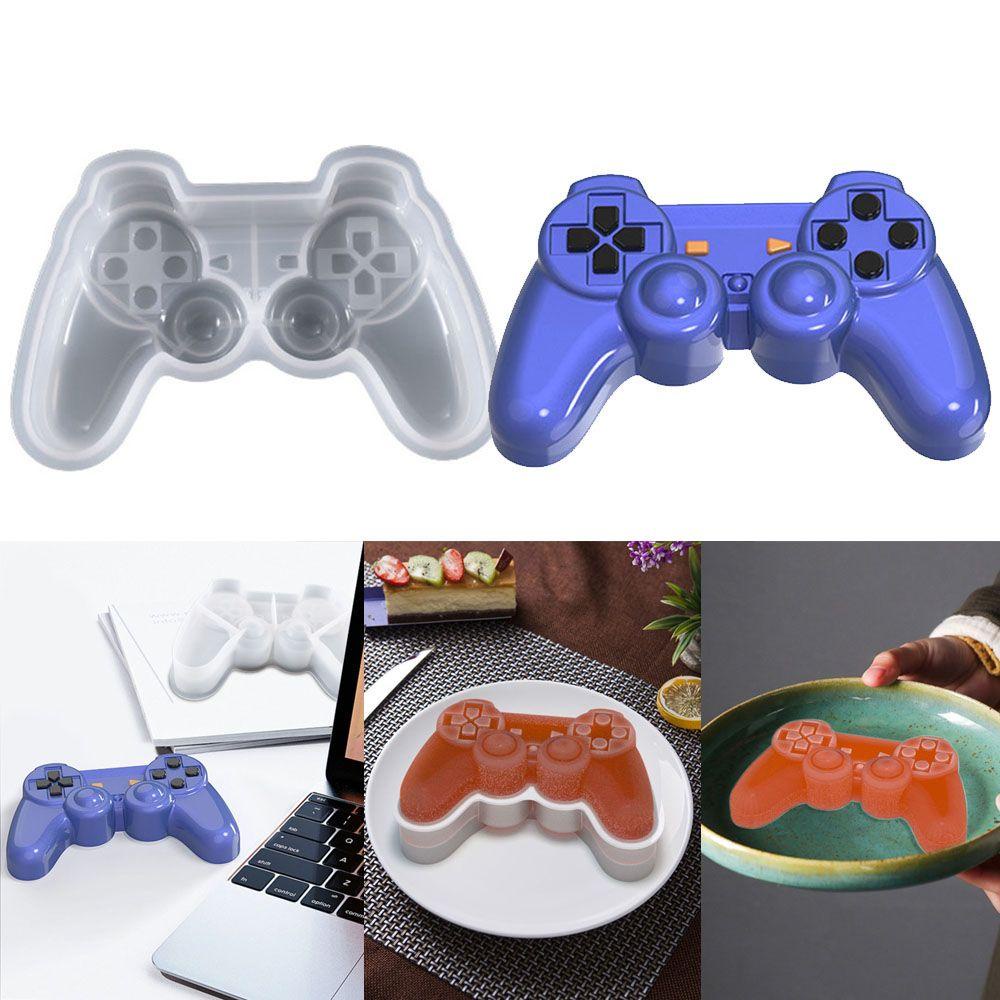 Solighter Game Controller Perhiasan Alat Buatan Tangan Es Batu Epoxy Resin Game Fun Silicone Mold