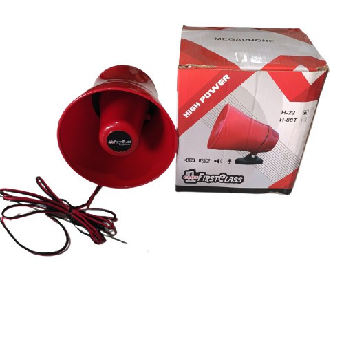 SPEAKER CORONG H 22 FIRST CLASS VEHICLE MEGAPHONE HORN SPEAKER H-22