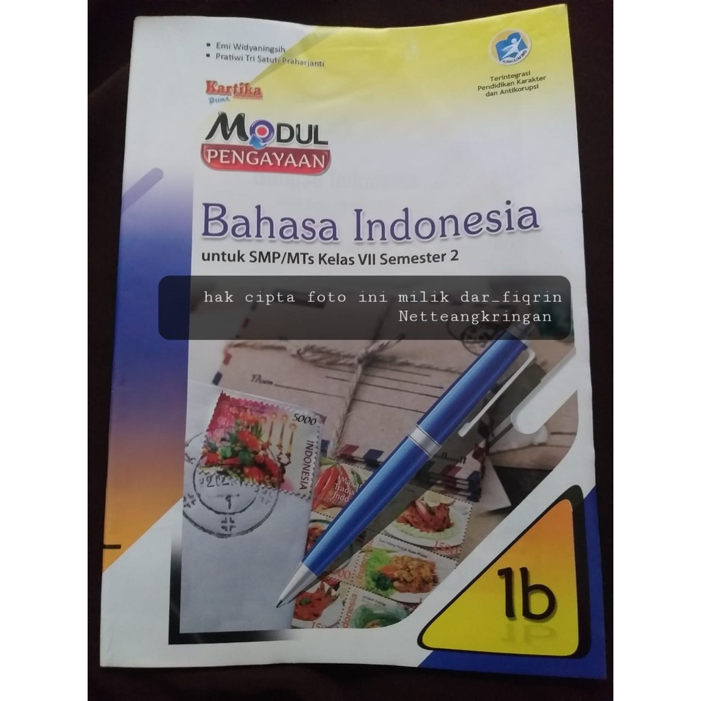 LKS Bahasa  Indonesia SMP MTs Kelas 7 8  kls 9 rev 2018 Semester 2 K13 Baru kartika