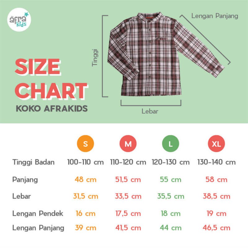 Baju Koko Anak Afrakids AFRA - FAK009 - Baju Muslim Anak