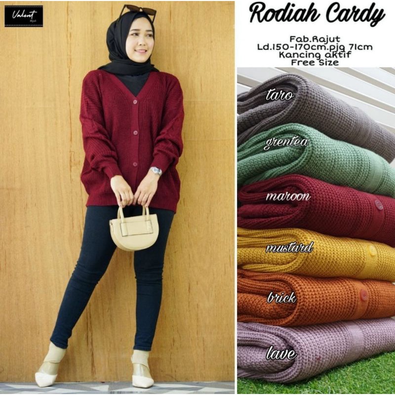 Rodiah Cardi by Valent Hijab Fashion Solo Bestseller