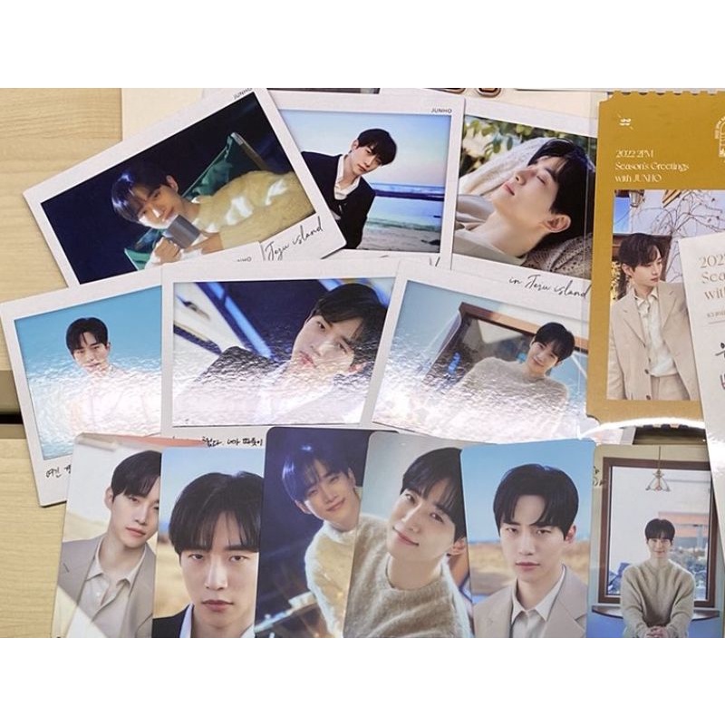 Photocard Polaroid Junho Seasons Greeting 2022 Lee Junho 2PM