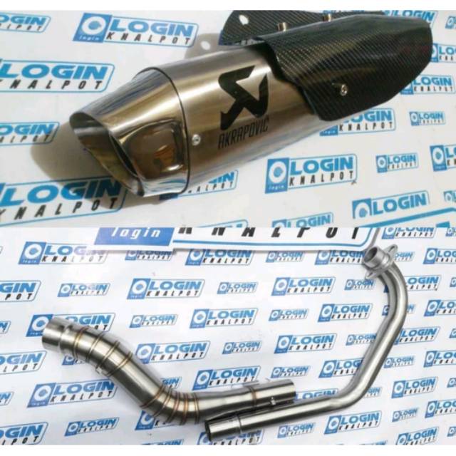 Knalpot Verza Vixion R15 CBR150R Byson Scorpio knalpot Akrapovic gp new