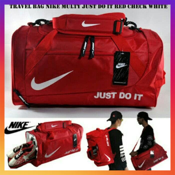 Tas traveling olahraga multifungsi ransel selempang jinjing nike pria wanita murah terbaru