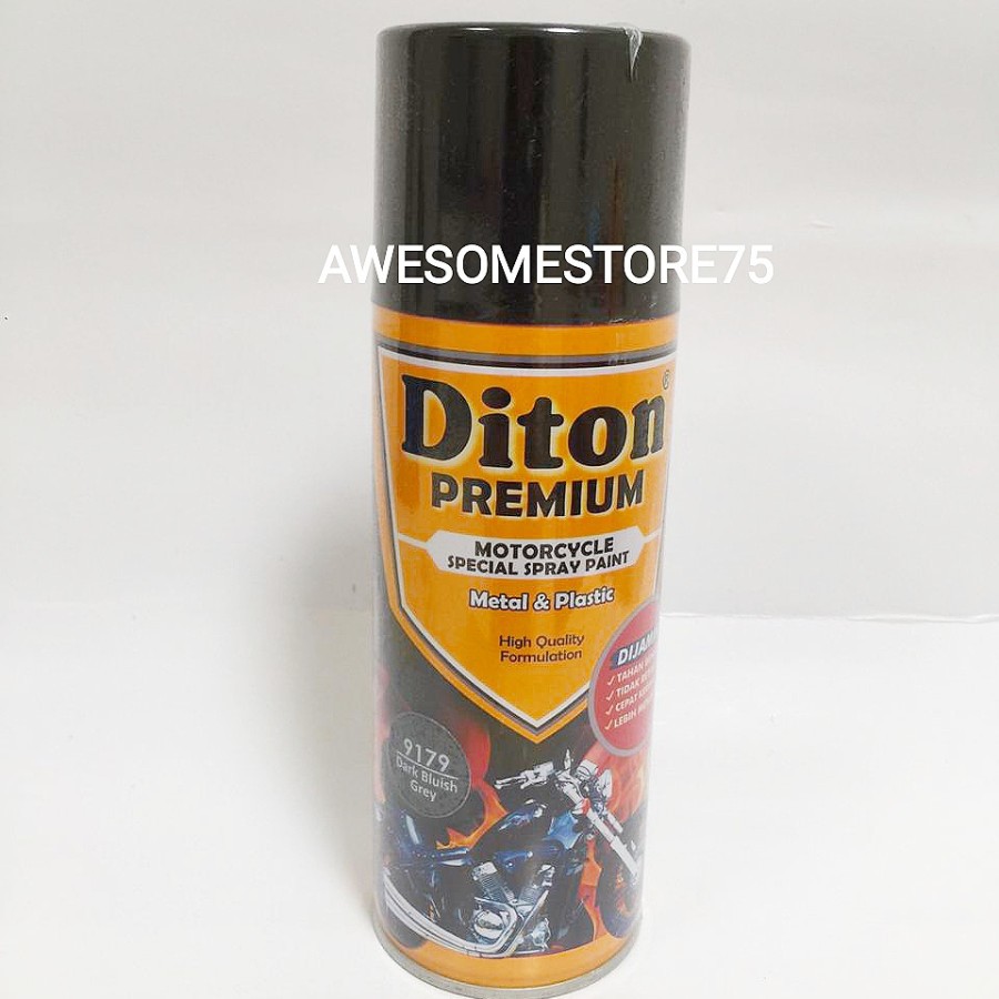 DITON PREMIUM * Y 9179 DARK BLUISH GREY Abu Metalik YAMAHA Cat Semprot Pilox Pylox