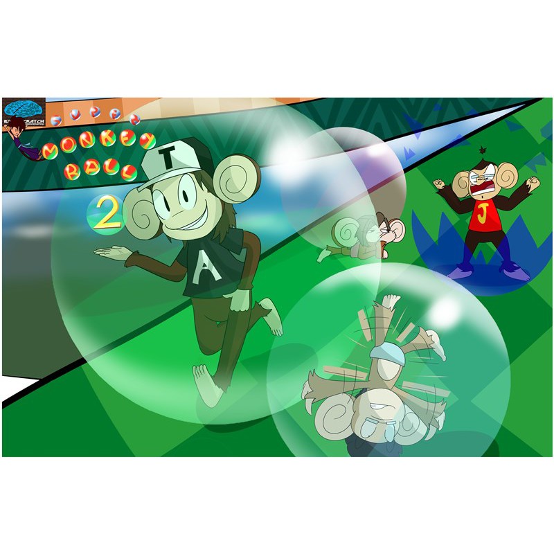 Poster 17031222 Super Monkey Ball 2