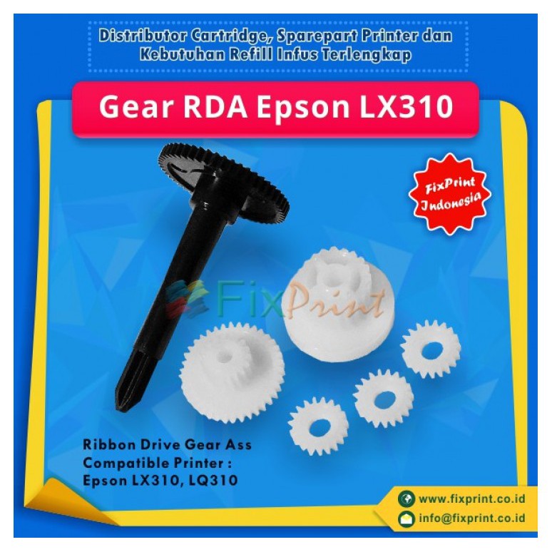 Gear RDA Epson LX310 LQ310 LX-310 LQ-310 New Murah