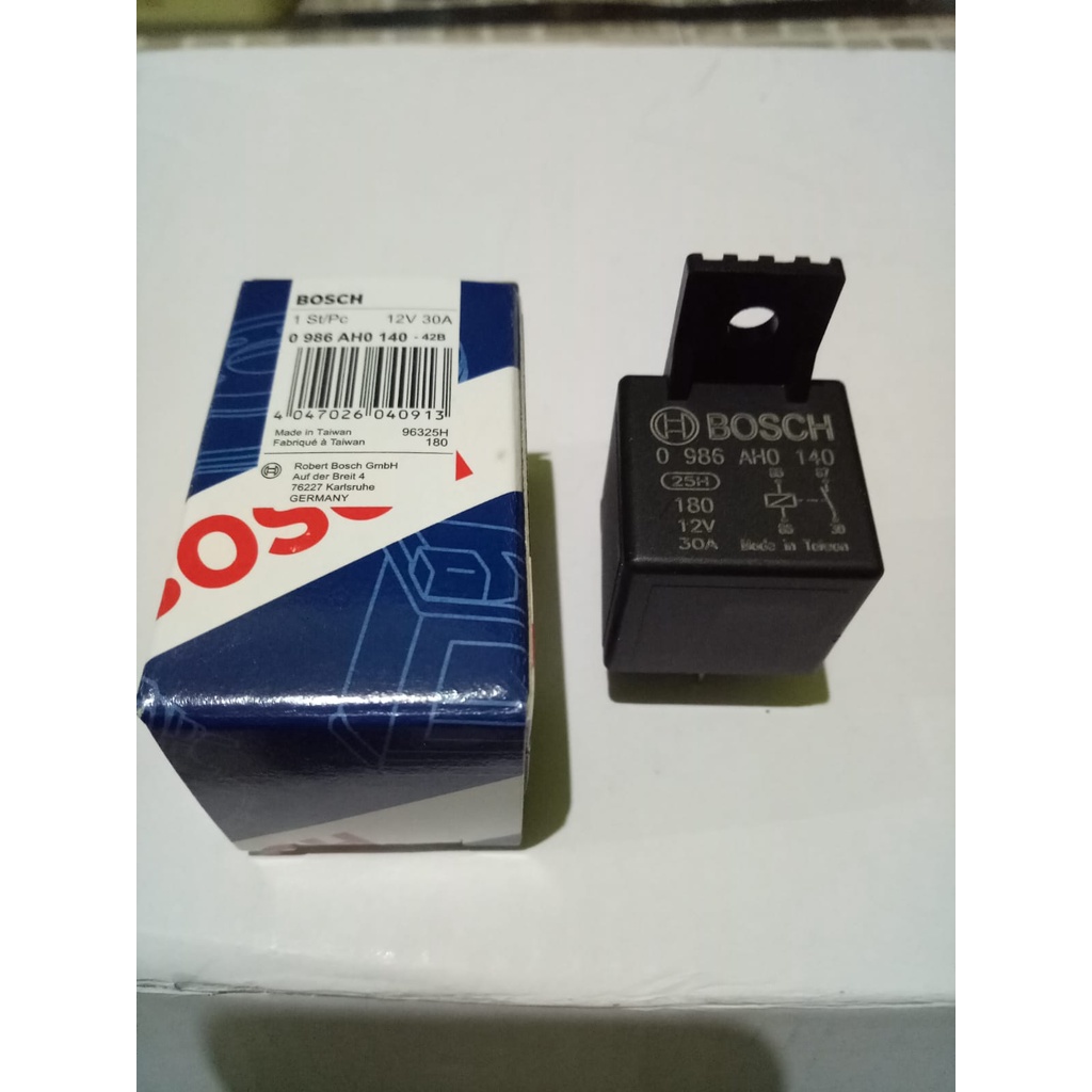 RELAY BOSCH KAKI 4 / RELAY KLAKSON / RELAY LAMPU 12 V