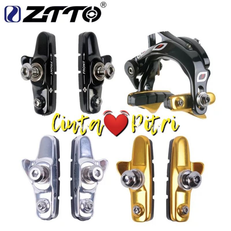 BRAKE SHOE PAD ZTTO U BRAKE KAMPAS REM SEPEDA LIPAT MTB ROADBIKE BMX