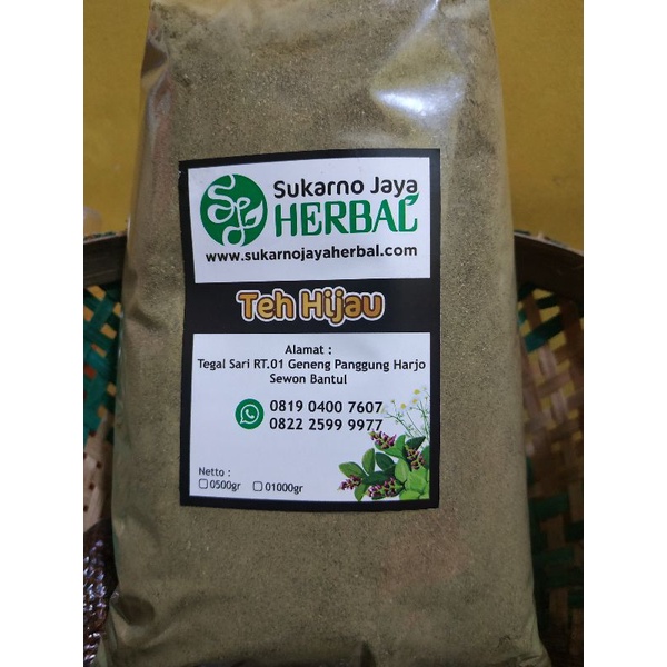 

TEH HIJAU BUBUK /// GREEN TEA POWDER 500GRAM