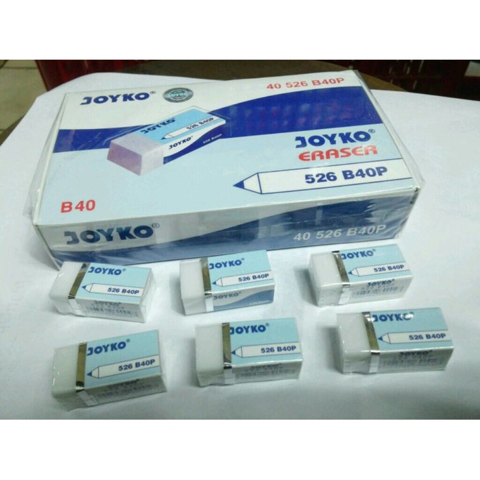 

Penghapus Joyko B40 Bl Putih Atau Hitam