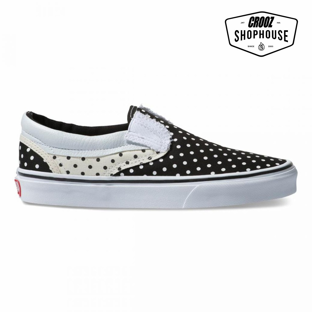 vans slip on outside in