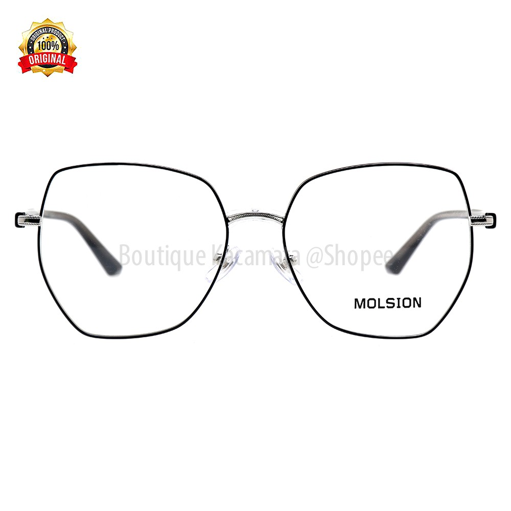 Frame Kacamata Molsion Original MJ7132-B15