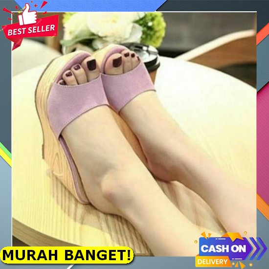 Sepatu Sandal Wanita Wedges Sendal Wanita Import Tinggi Wedges Modern Ala Korea Sepatu Boot Wedges Z