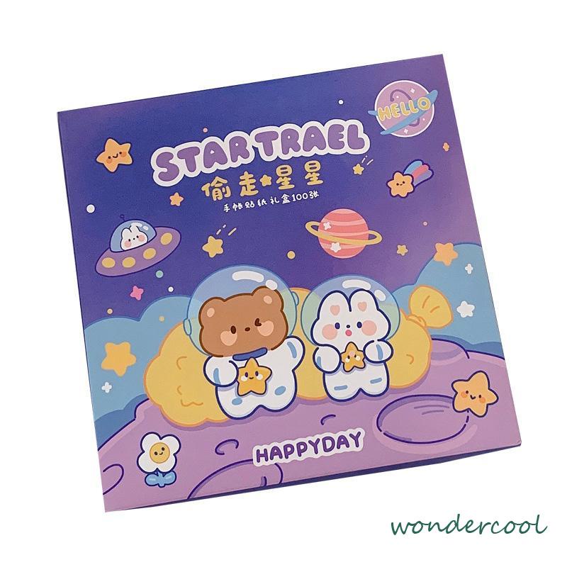 25 Lembar Stiker Motif Kartun Perempuan Bahan PVC Anti Air Untuk Dekorasi-Won