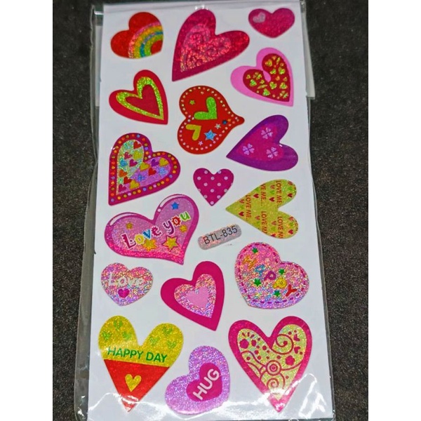 3 karunia mainan stiker berbagai motif 1 lembar