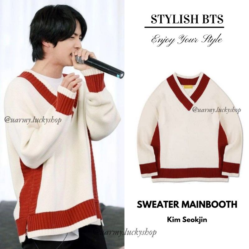Sweater Mainbooth Jin BTS Seokjin
