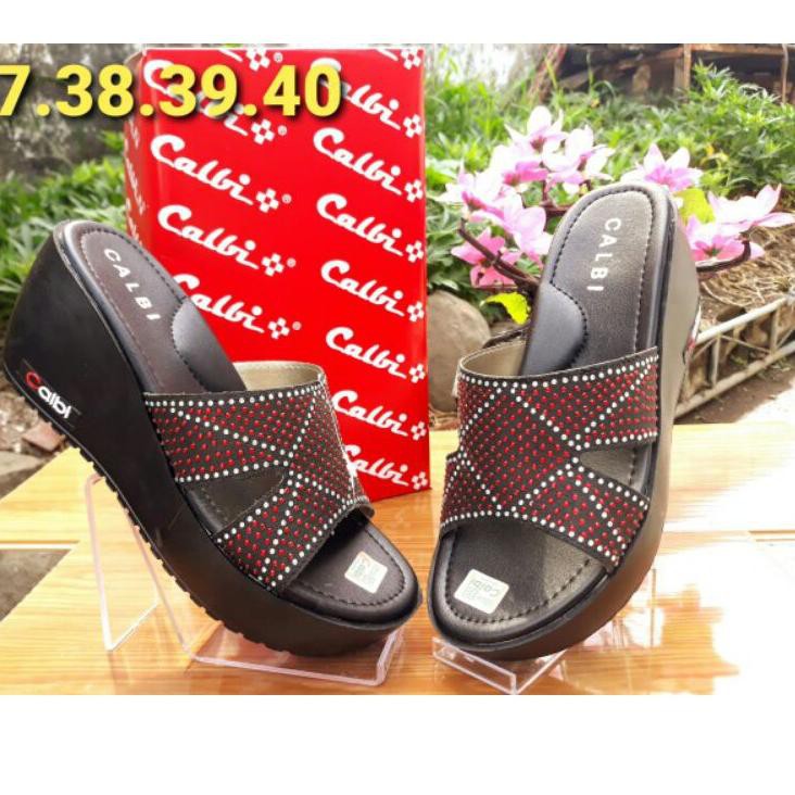 V_599 ANEKA SANDAL CALBI 2/ SANDAL WEDGES CALBI / SANDAL HAK TINGGI [X0M4]
