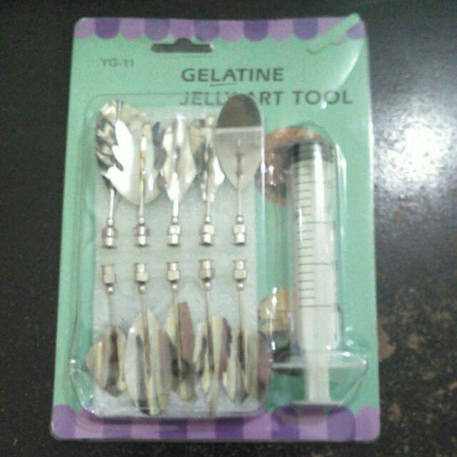 Alat Penghias Puding Jelly Art Tipe B - E Mata Suntikan Hanya 10 Pcs