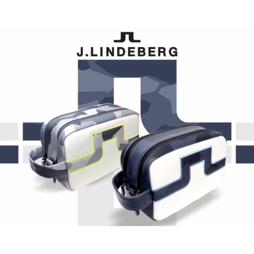 J.LINDEBERG POUCH BAG WHITE