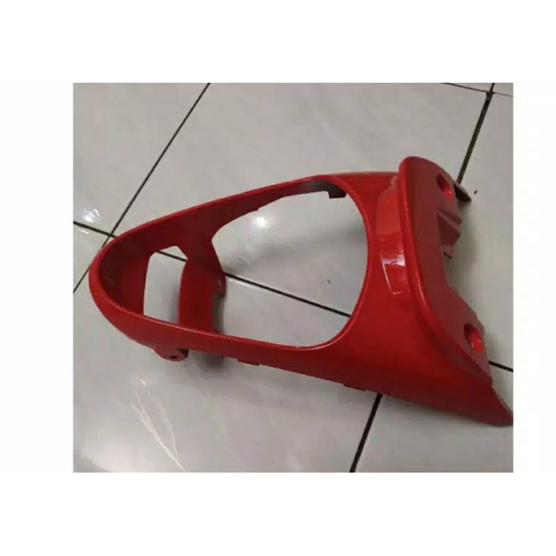 cover dudukan lampu belakang lampu stop scoopy f1 2013 - 2016 merah cabe