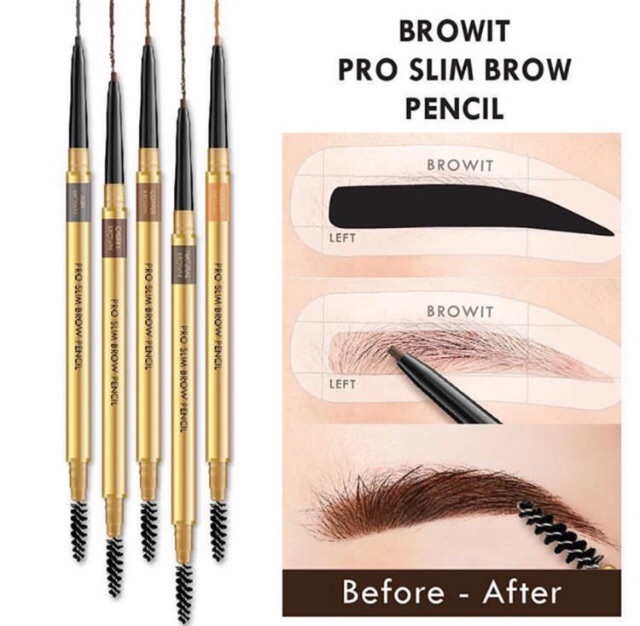 Browit Pro Slim Brow Pencil By Nongchat