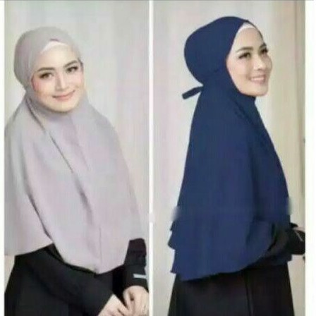 Kerudung Bergo Maryam tali uk L