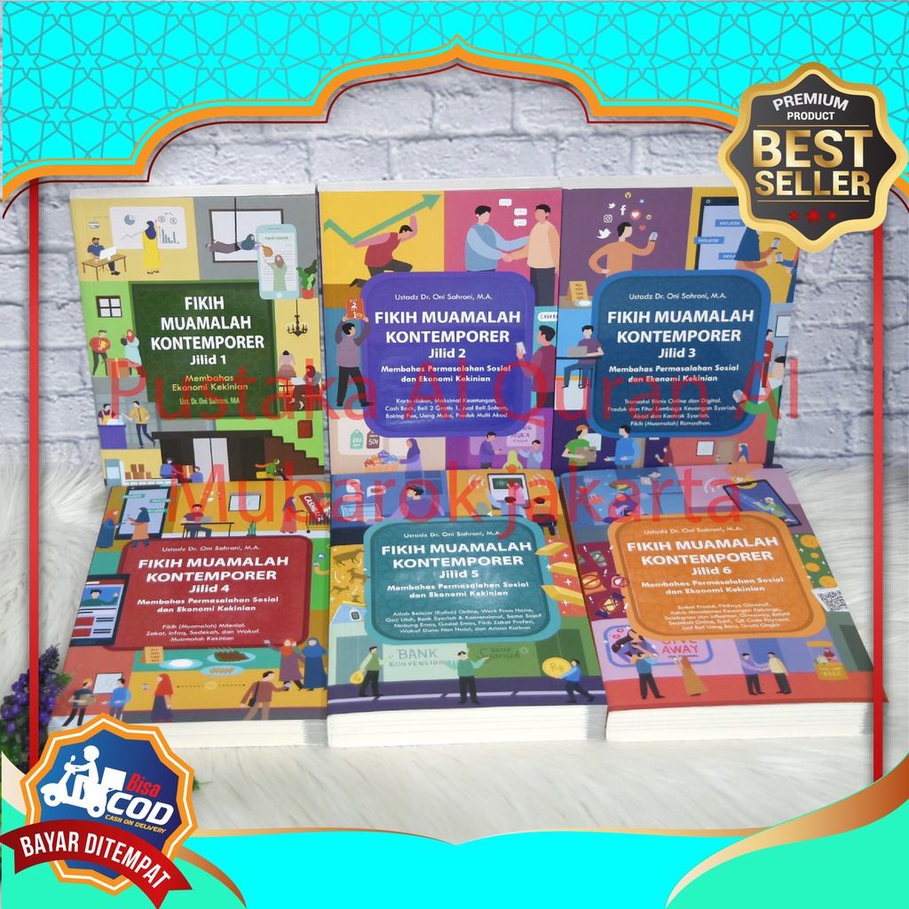 Ready Stok - Buku PAKET FIKIH MUAMALAH KONTEMPORER (6 JILID - JILID 1 2 3 4 5 6) - Ustadz Dr. Oni Sa