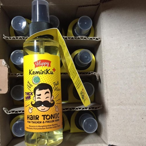 BPOM Happy KemiriKu Hair Tonic / Minyak Penumbuh dan Penebal Rambut