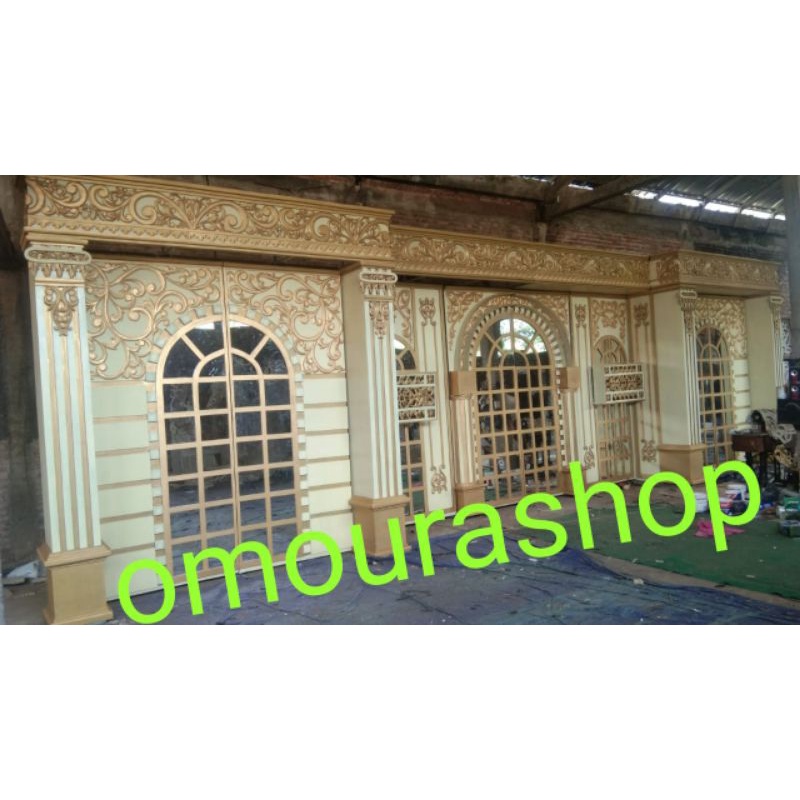 gebyok minimalis spon karet ukuran 10mx3m dekor spon karet ati eva