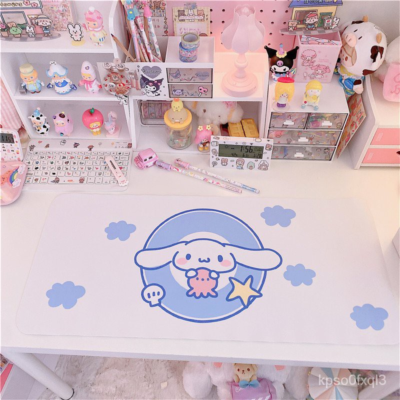 Large Japanese Cute Mouse Pad Waterproof Desktop Oil-proof Non-slip Desk Mat Kawaii Gaming Accessori