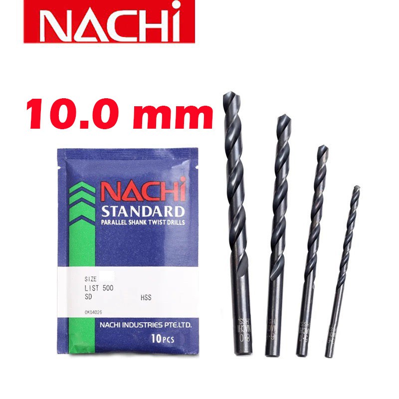 Mata bor Besi Nachi Eceran ukuran  3mm 4mm 4.5mm 5.5mm 6mm 7mm 8mm 10mm twist drill hss Original HARGA PER 1 PCS