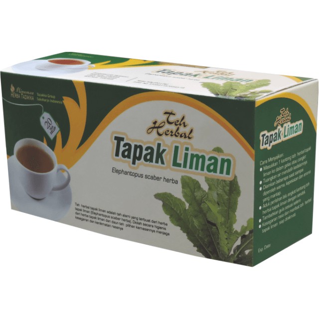 

TAPAK LIMAN TEH Herbal Tazakka 20 Kantung Teh Celup Original Halal BPOM ORI ASLI.